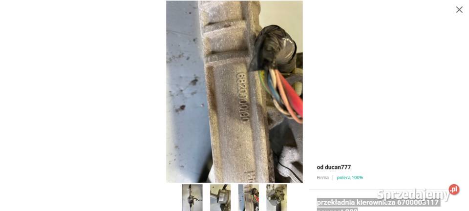 przekładnia kierownicza 6700003117 peugeot 208 Jelcz-Laskowice