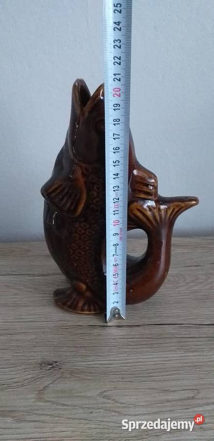 Ryba z czasów prl Porcelana i szkło