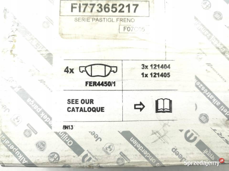 KLOCKI HAMULCOWE PRZÓD LANCIA YPSILON 20032011