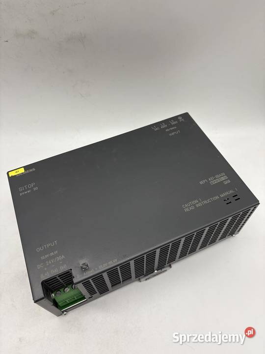 Siemens 6EP14372BA00 Sitop Power 30 3AC24VDC30A Pozostałe mazowieckie