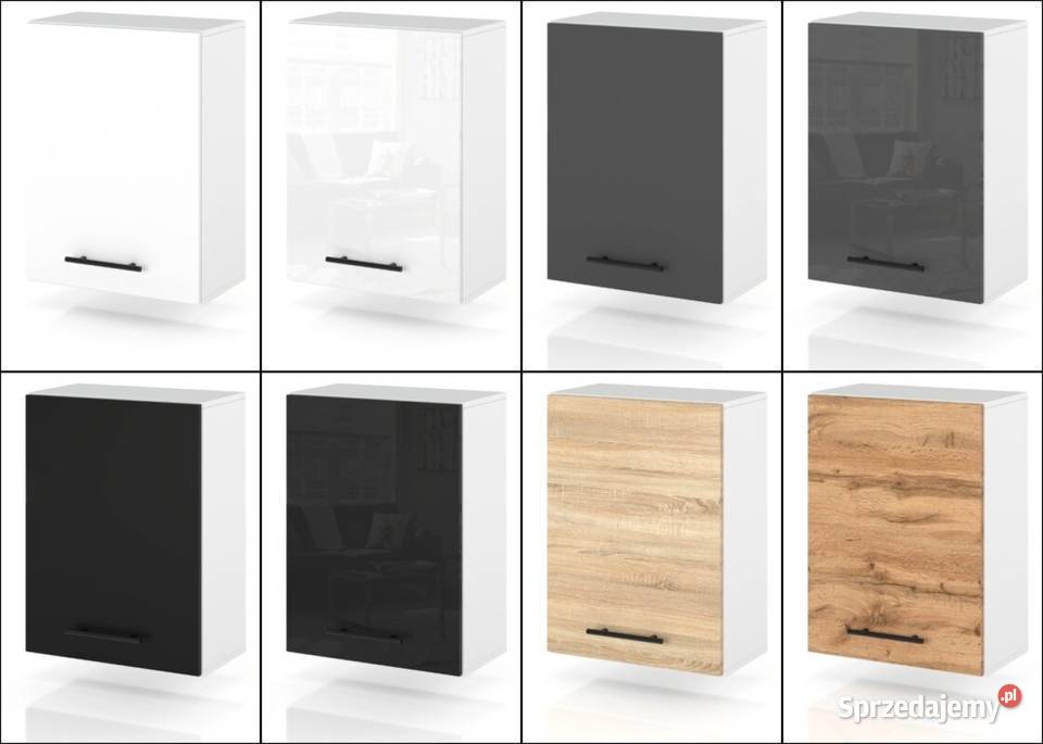 szafka kuchenna wisząca modułowa drewniana