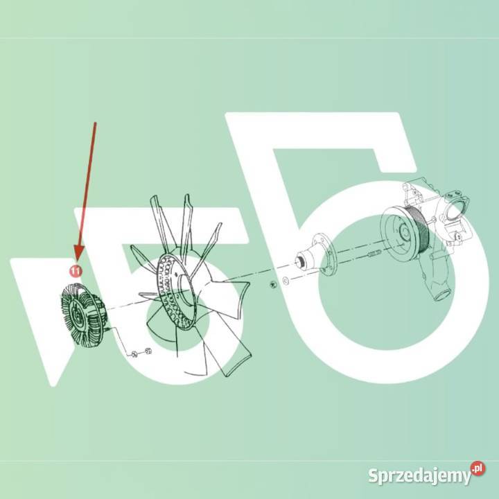 SPRZĘGŁO WISKOTYCZNE JD6068 WISKOZA 74706168 Wilkowo