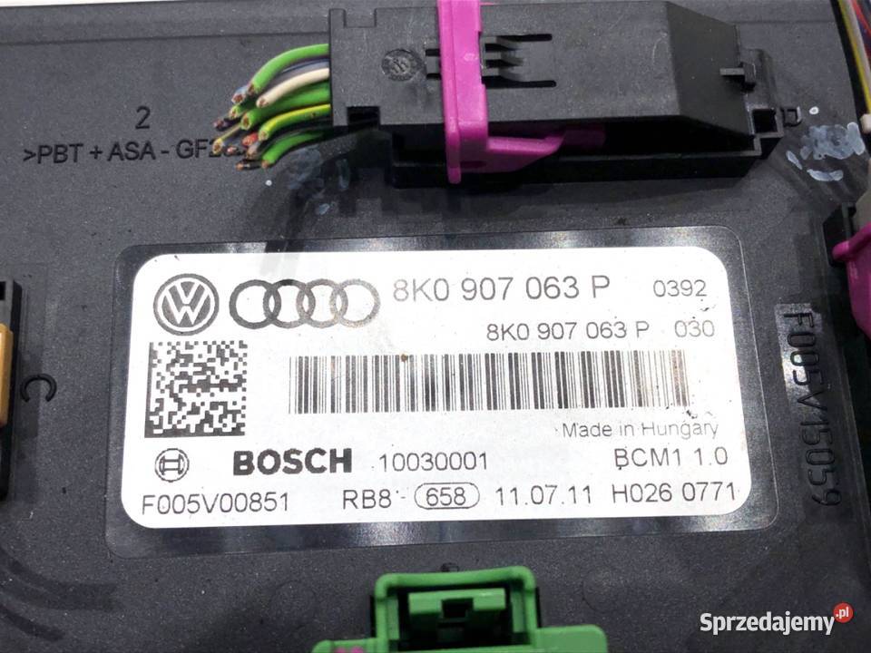 MODUŁ KOMFORTU AUDI Q5 8R 8K0907063P SUV 0817 osobowe Zestawy naprawcze podkarpackie
