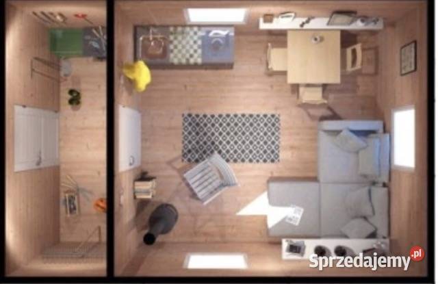 Domek letniskowy drewniany ogrodowy 3x5 15mm Korczyna sprzedam