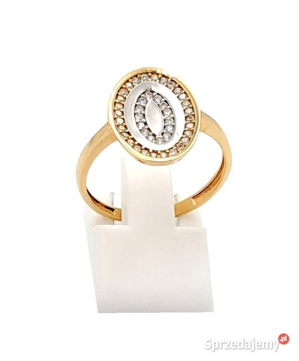 Pierścionek r18 Złoty pr333 wzór Vintage Z372 wielkopolskie Poznań