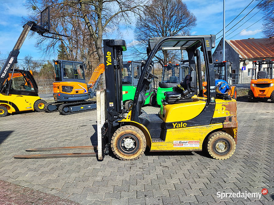 Wózek widłowy Yale GLP25VX 2170 25 t duplex 329 gaz Kęty