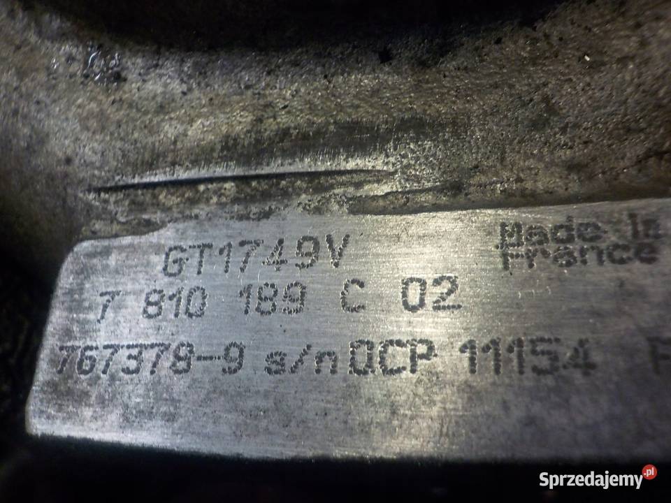 BMW E87 E90 X3 X1 20 D 11r 143 N47 turbina Suków