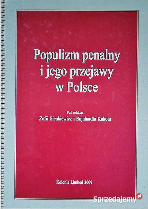 Populizm penalny i jego przejawy w Polsce Łódź