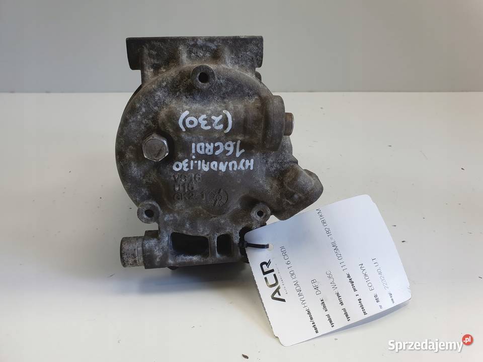 SPRĘŻARKA KLIMATYZACJI Hyundai I30 16 CRDI Chełm