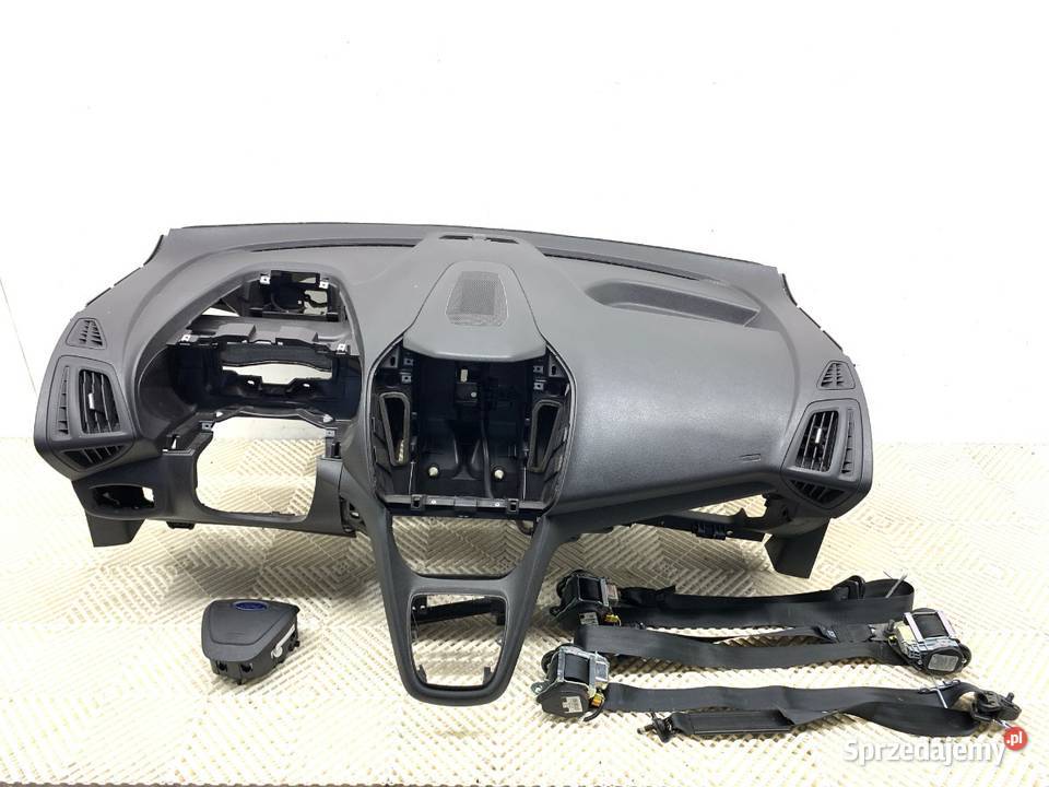 KOKPIT PODUSZKI PASY KOMPLET FORD TRANSIT