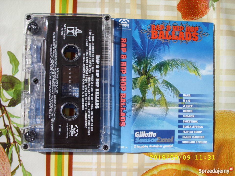 RAP HIPHOP BALLADS kaseta audio Wołów