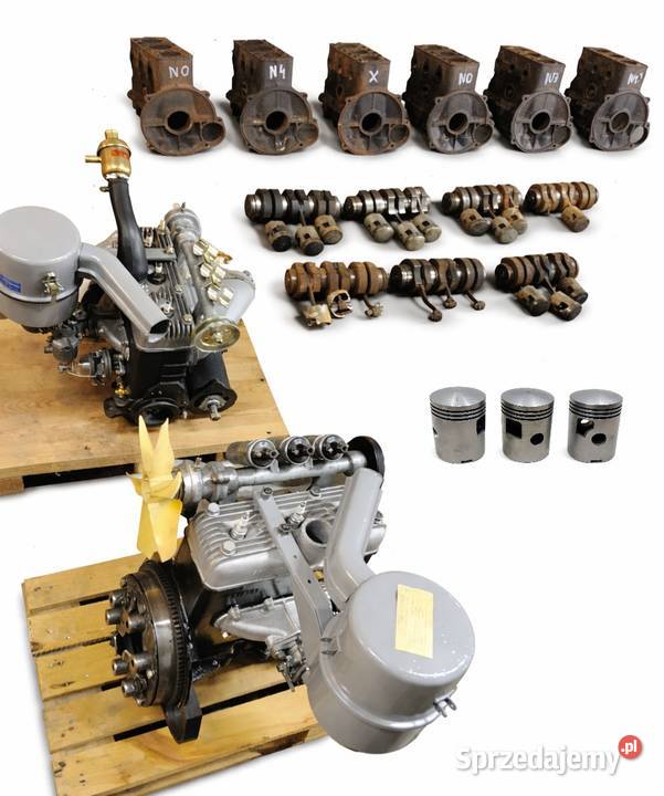 Silnik Syrena 105 104 S31 Wał Remont Tłoki N1 N2 Zaborów