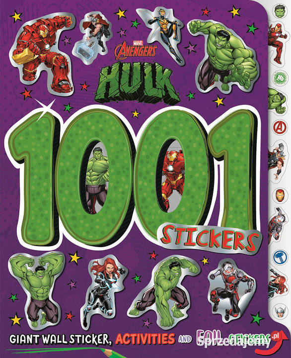 Naklejki Nalepki Hulk Avengers 290 Naklejek Mogilany