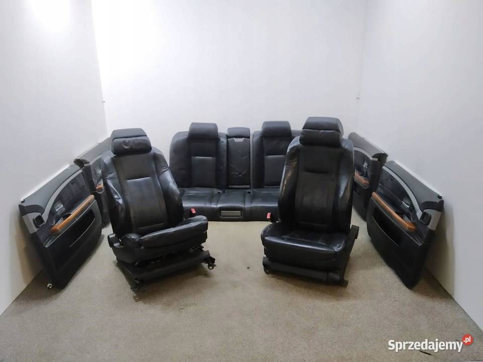 FOTELE KANAPA BOCZKI ELEKTRYCZNE KPL SKÓRA EU