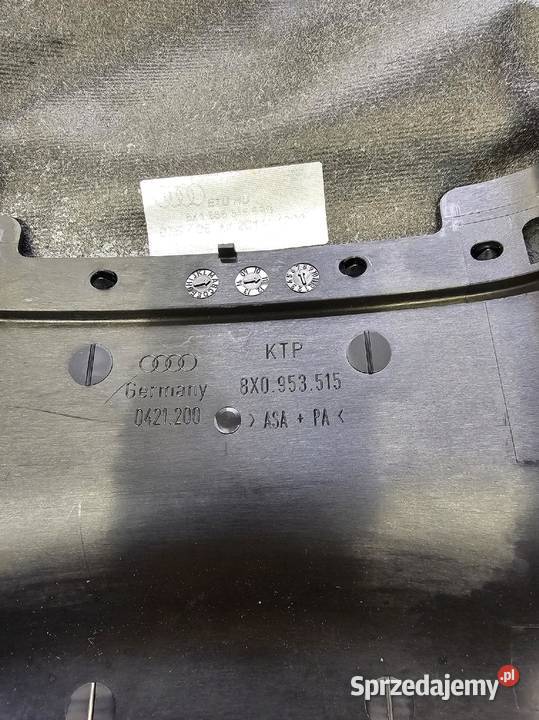 OSŁONA KOLUMNY KIEROWNICY AUDI A1 8X 8X0953515 Przystajń