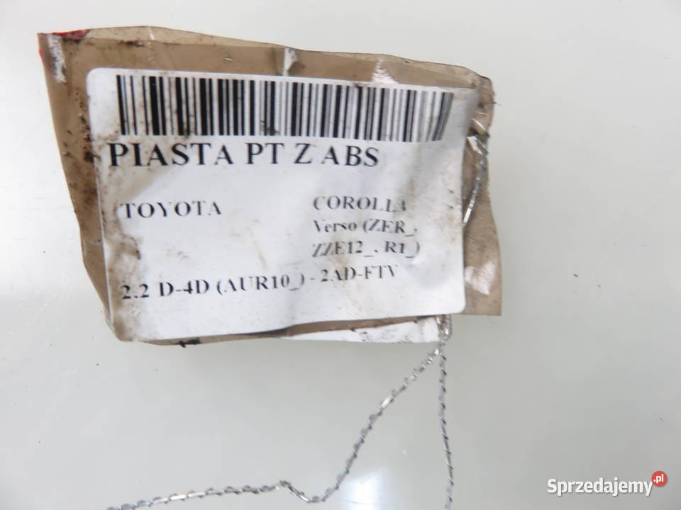 PIASTA TYLNA PRAWA TOYOTA COROLLA Verso E12 22 osobowe