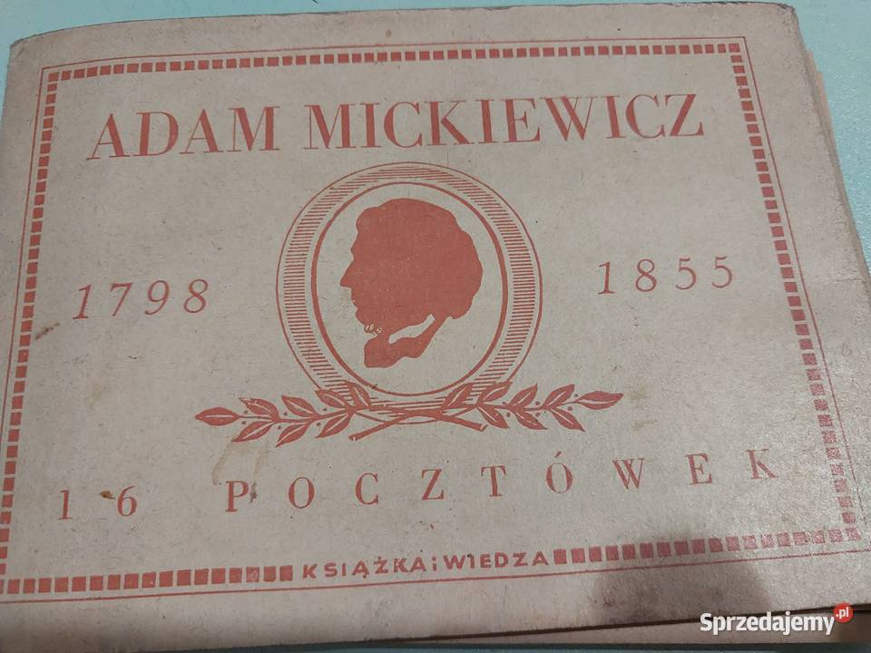Pocztówki kolekcjonerskie Mickiewicz sprzedam