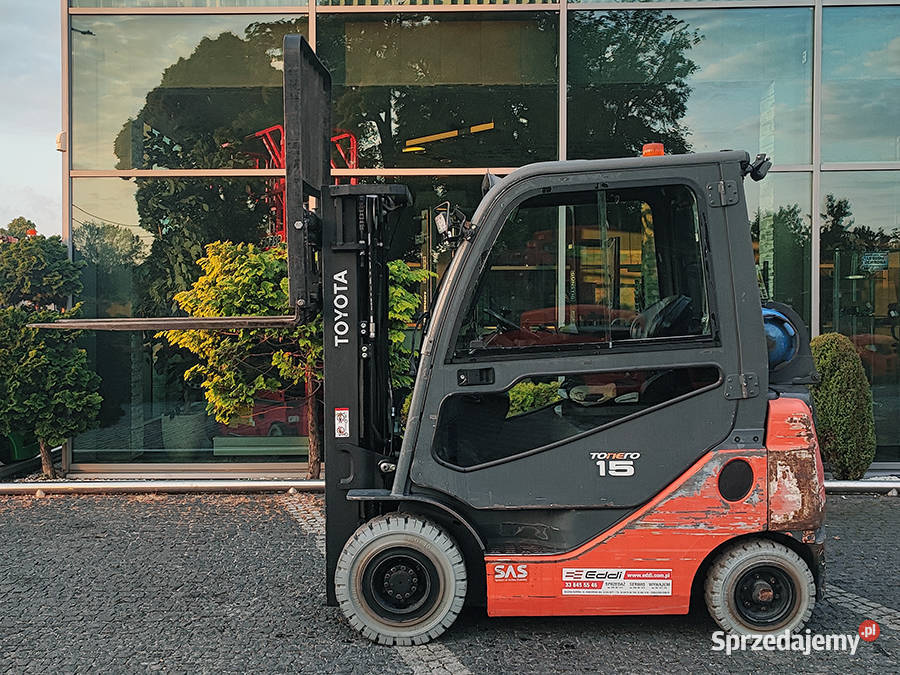 Wózek widłowy Toyota 028FGF15 15 tony triplex 43 Kęty