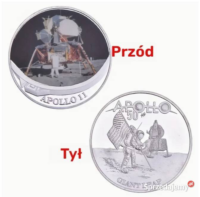 Kolekcjonerski zestaw monet medali pamiątka z Kolekcje Warszawa