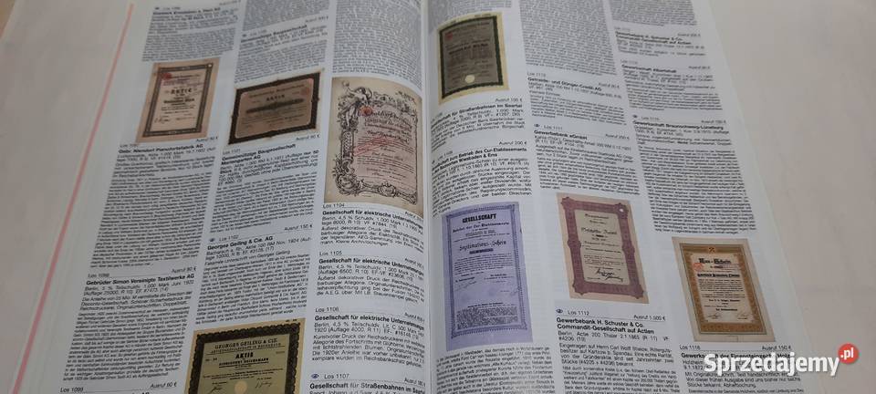katalog aukcyjny papierów wartościowych FHW Numizmatyka Warszawa