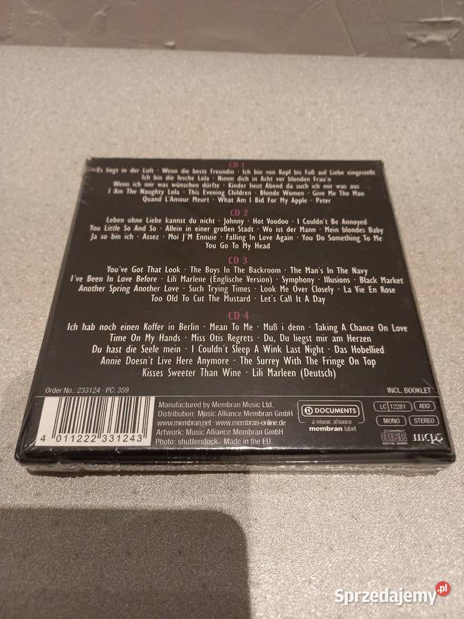 Płyta CD Marlene Dietrich klasyczna mazowieckie Warszawa