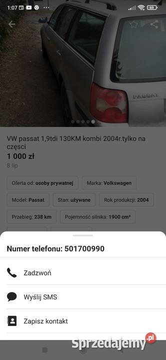 Vaneo A klasa a160 w168 silnik 16 benzyna 235000 osobowe Ostrów Wielkopolski