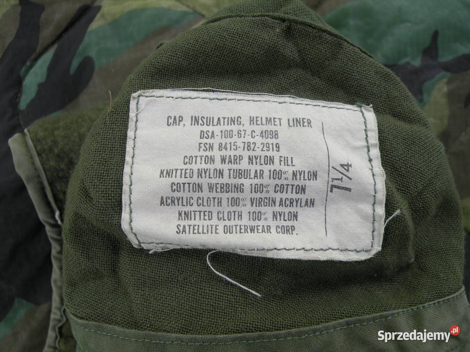 Podhełmówka us army olive 7 14 67r