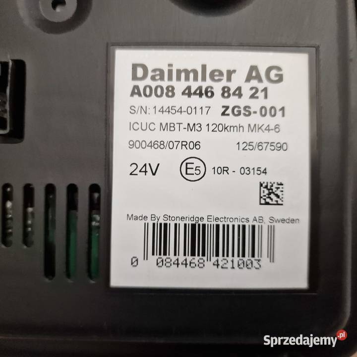 MERCEDES ACTROS MP4 ANTOS AROCS ZEGARY LICZNIKI Trzciel sprzedam