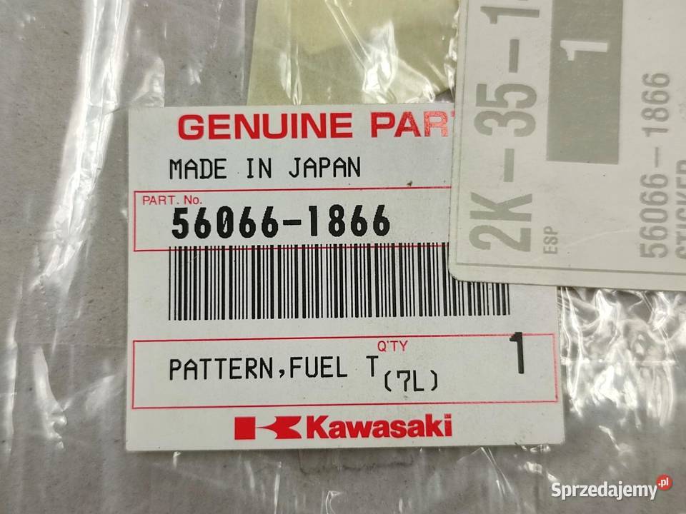 NAKLEJKA NA BAK PRAWA STR KAWASAKI ER500C5P ER5 sprzedam