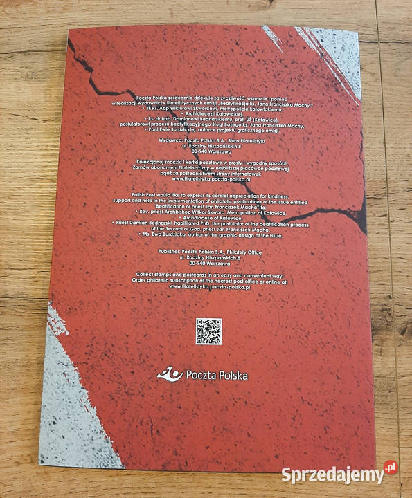 Folder Beatyfikacja ks Jana Franciszka Machy Warszawa