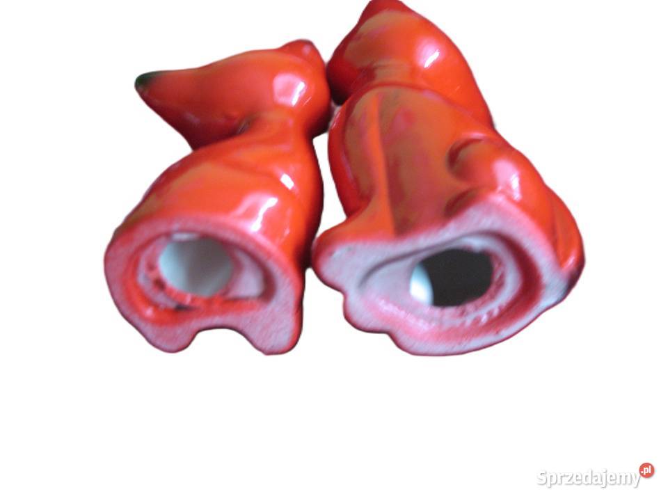 Kot figurka dwa czerwone kotki 125 i 10 Siedlce