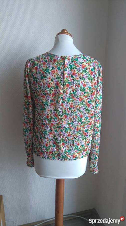 HM Bluzka w kwiaty kwiatki Floral zwiewna 38 Warszawa