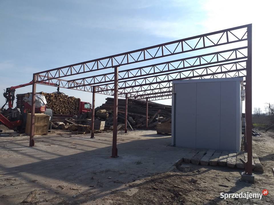 Konstrukcje Stalowe 6x6 m Wiata Hala Garaż Rawa Mazowiecka