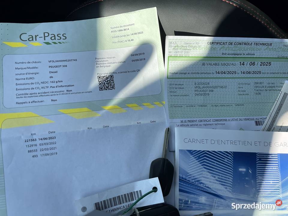 Peugeot 308 gt 2019 rej 259000 20 diesel 150 Rok produkcji 2017 308 Płock