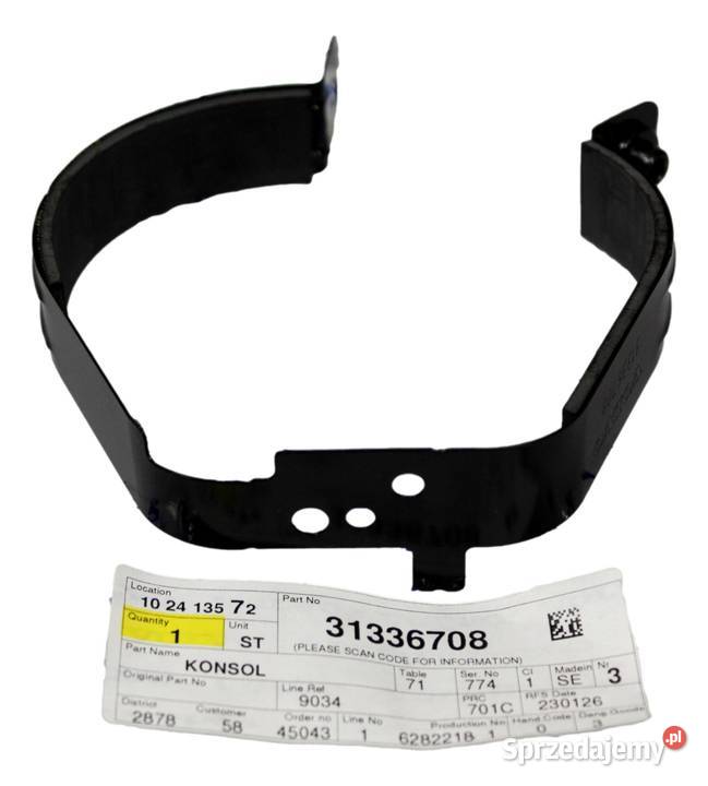 VOLVO S80 XC60 mocowanie obejma filtra paliwa OE Bielany Wrocławskie sprzedam