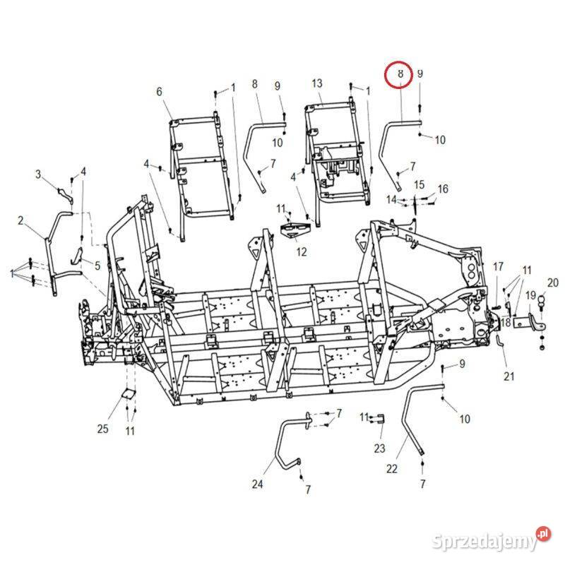 Osłona prawego uchwytu Segway Fugleman UT10 Mocowania i uchwyty Nowy Sącz