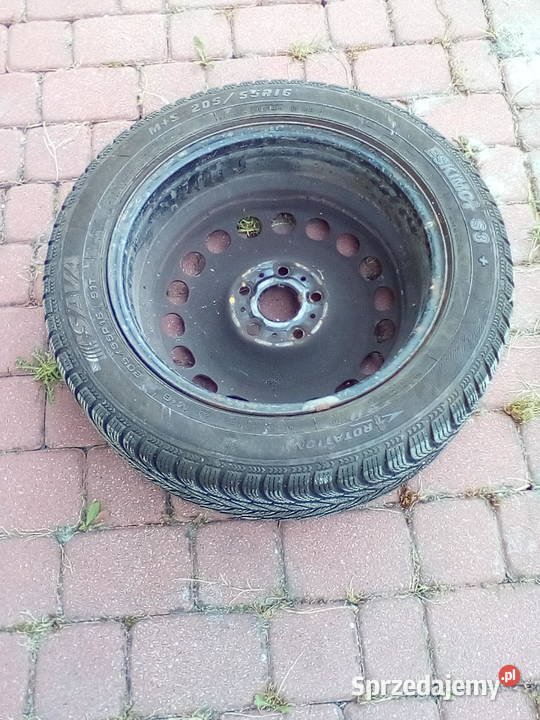 4 x Felga stalowa 5x112 i opona zimowa 20555R16 Michałów