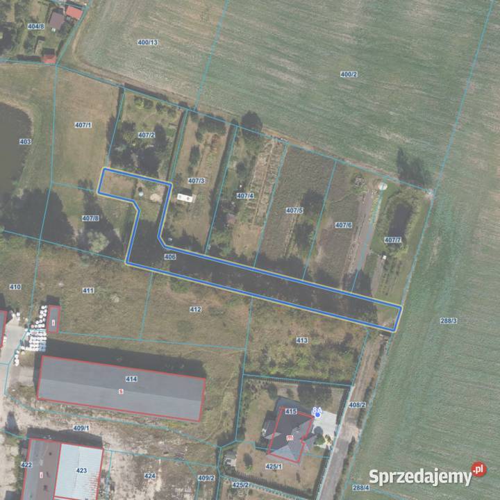 Magazyn i grunty niezabudowane Łochocin