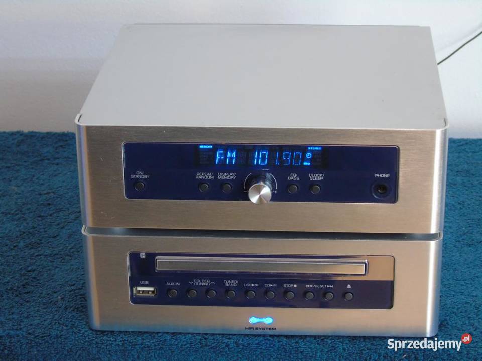 Wieża TCM USB mp3 CD AUX radio sprawna WYSYŁKA Jasło