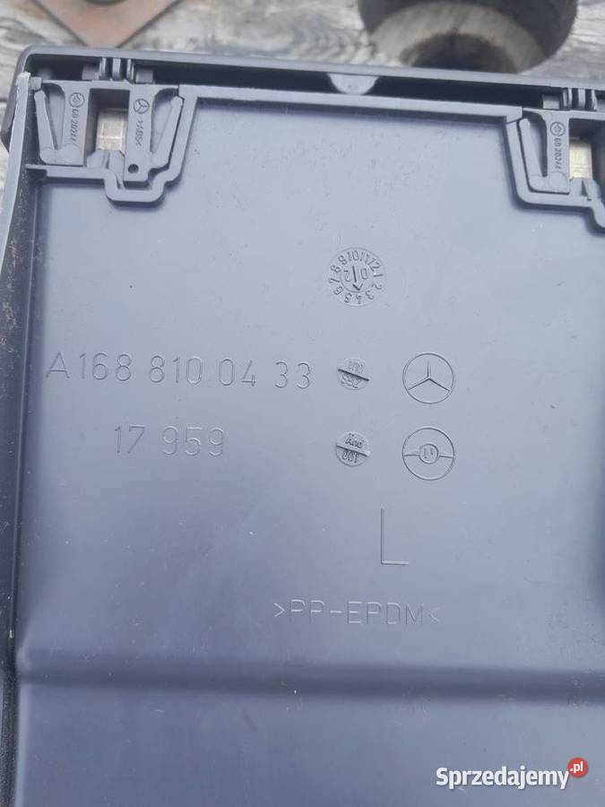 Mercedes W168 A klasa schowek box w kieszeni osobowe pomorskie Gdańsk