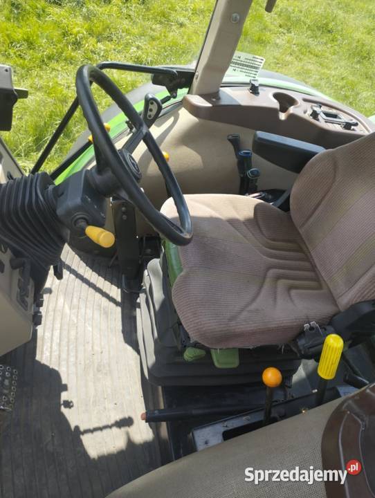 Ciągnik John Deere 6100D z turem John Deere łódzkie Wola Pomianowa sprzedam