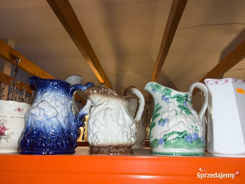 Dzban Majolika Amory i winogrona Gdańsk