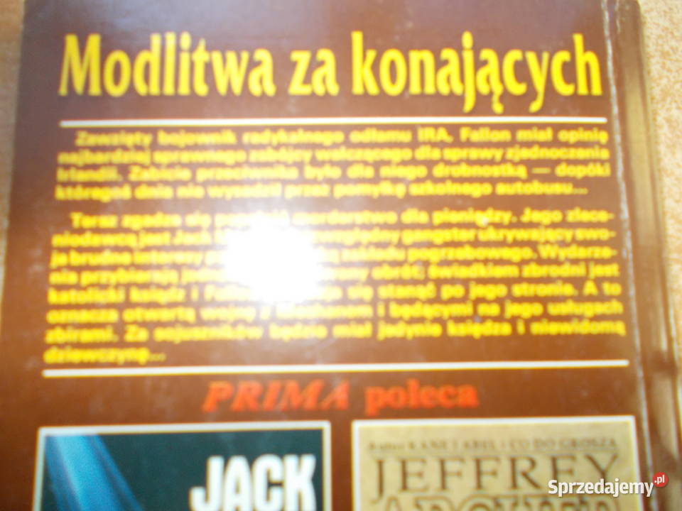 Jack Higgins Modlitwa konających thrillery, sensacyjne Głubczyce