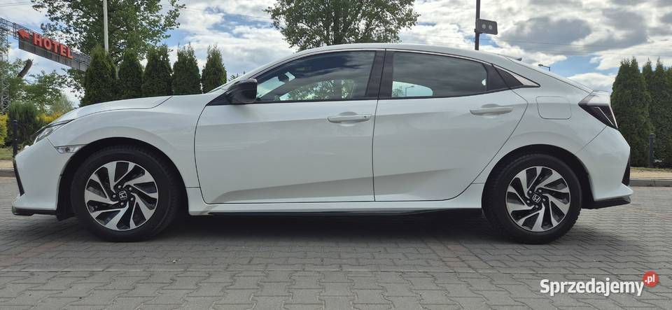HONDA CIVIC X 10 TURBO 2017r STAN IDEALNY BIAŁA ogranicznik prędkości Jarosław