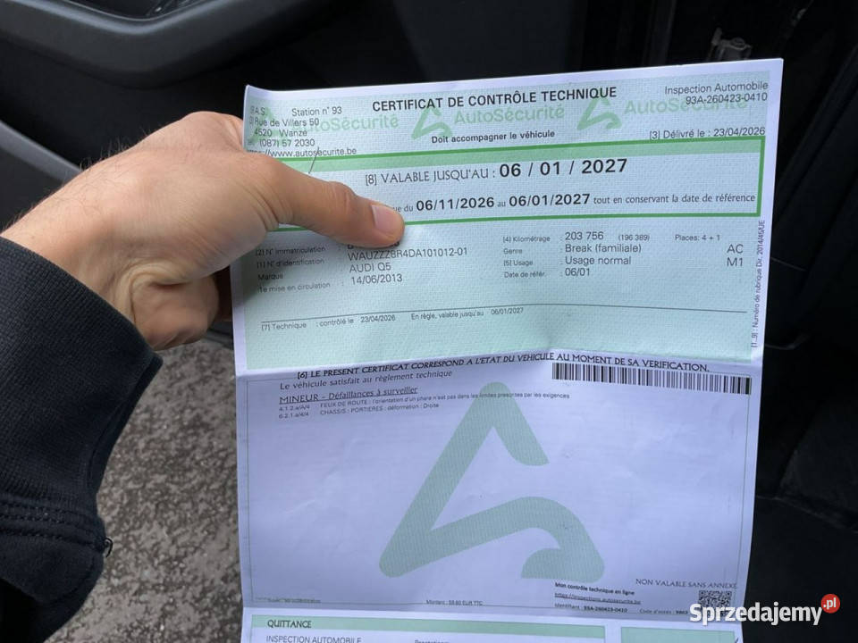 Audi Q5 Manual benzyna quattro kamera SLine Wejherowo