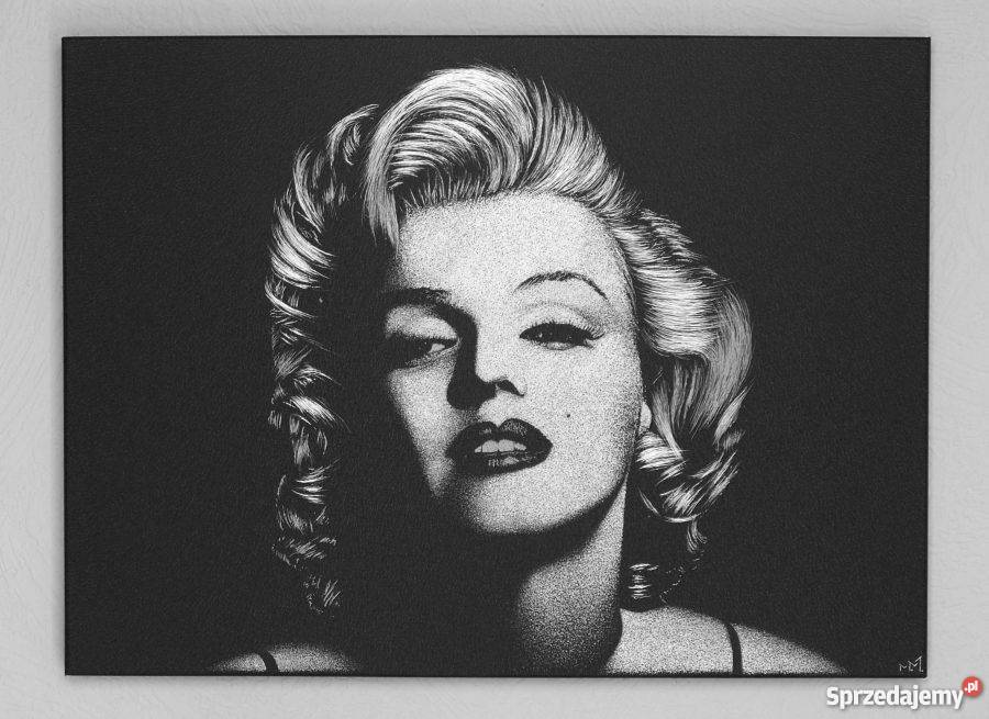 Marilyn Monroe Obraz na blaszegrawer Oryginalny