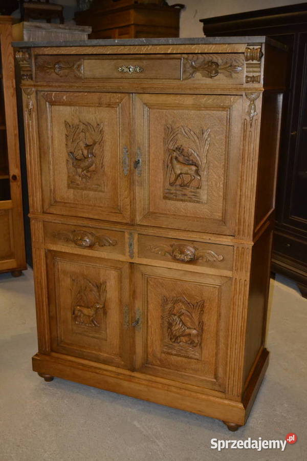 komoda pomocnik 1900 dąb Meble Będzin