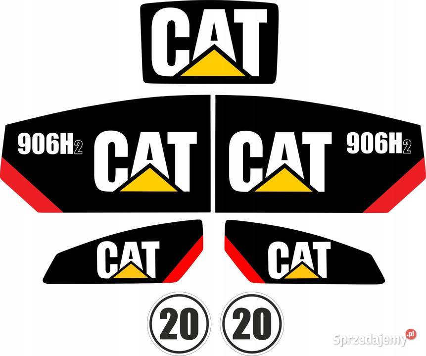 NAKLEJKI NA MASZYNĘ CAT 906h2 907h2 908h2 Nakło nad Notecią