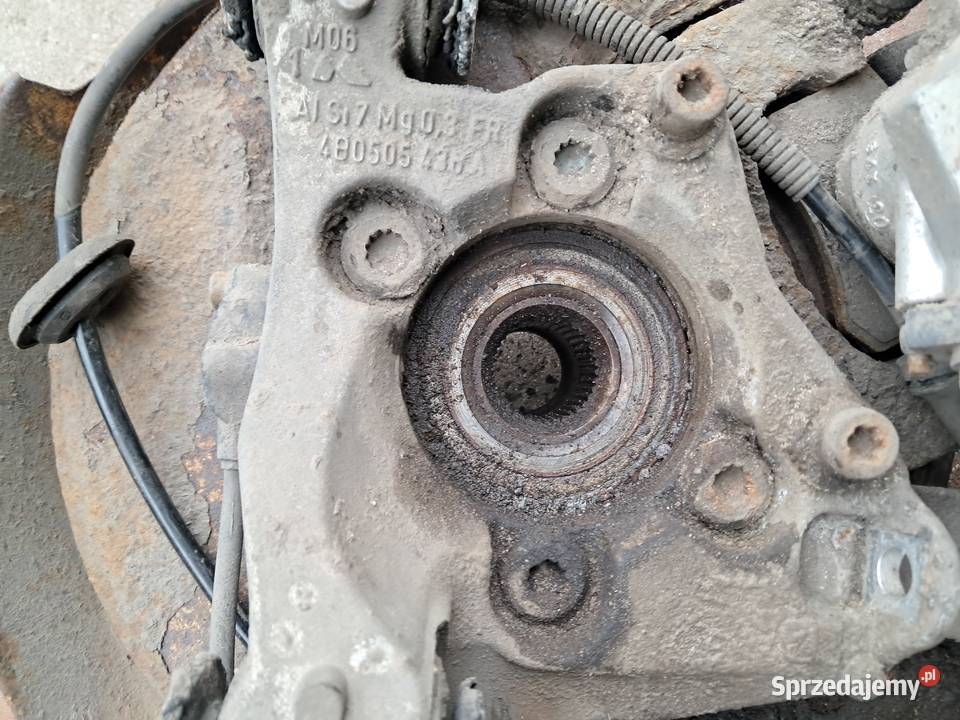 Tylne zwrotnice aluminiowe z hamulcami Audi S6 Wrocław sprzedam