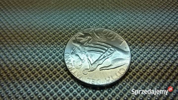 MONETA Watykan 100 lirów 1988 mazowieckie